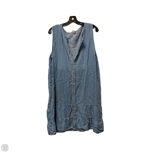 Dress Casual Short By Loft In Blue Denim, Size: Xl