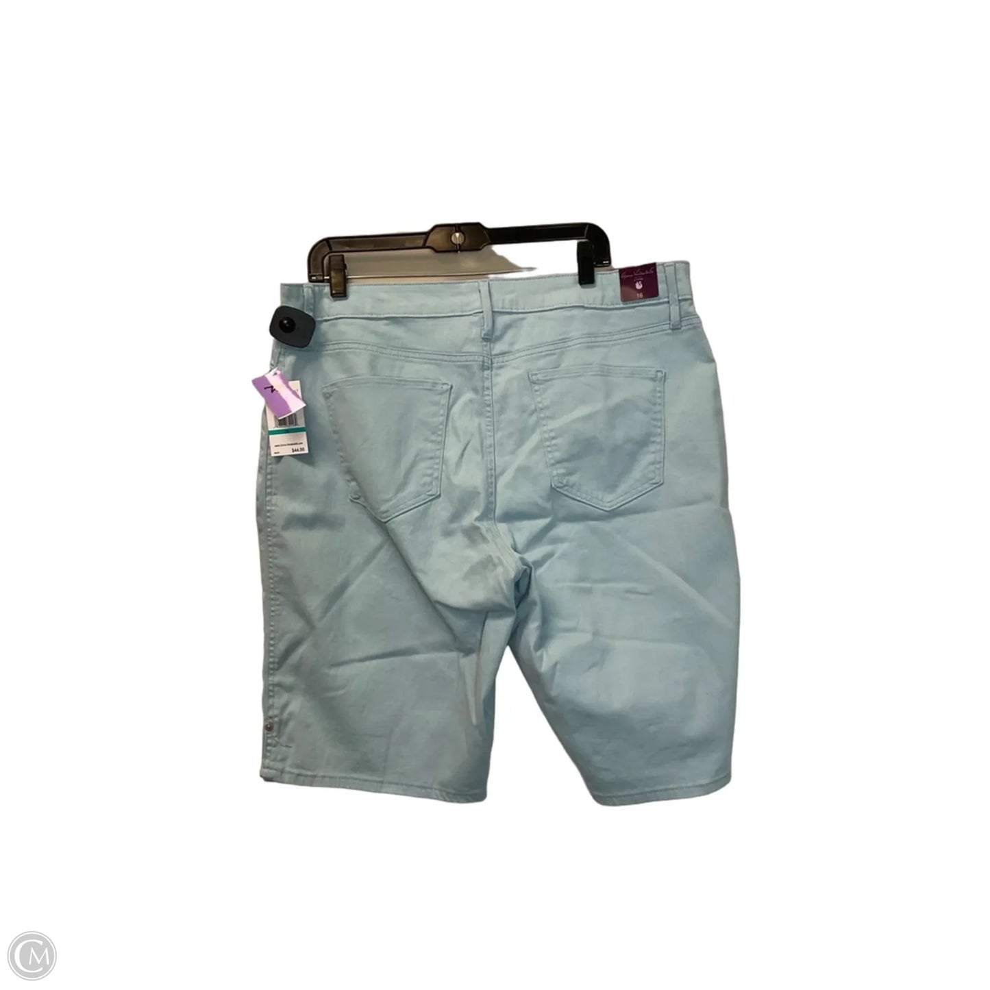 Shorts By Gloria Vanderbilt In Blue, Size: 16