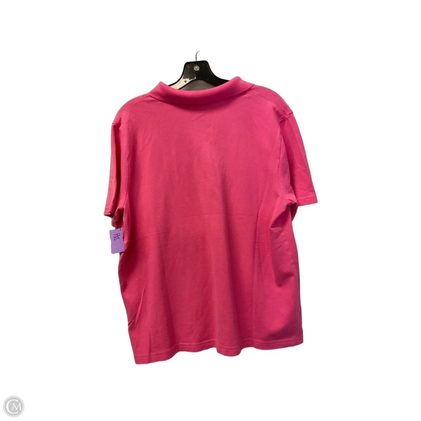 Top Short Sleeve By Kim Rogers In Pink, Size: Xl