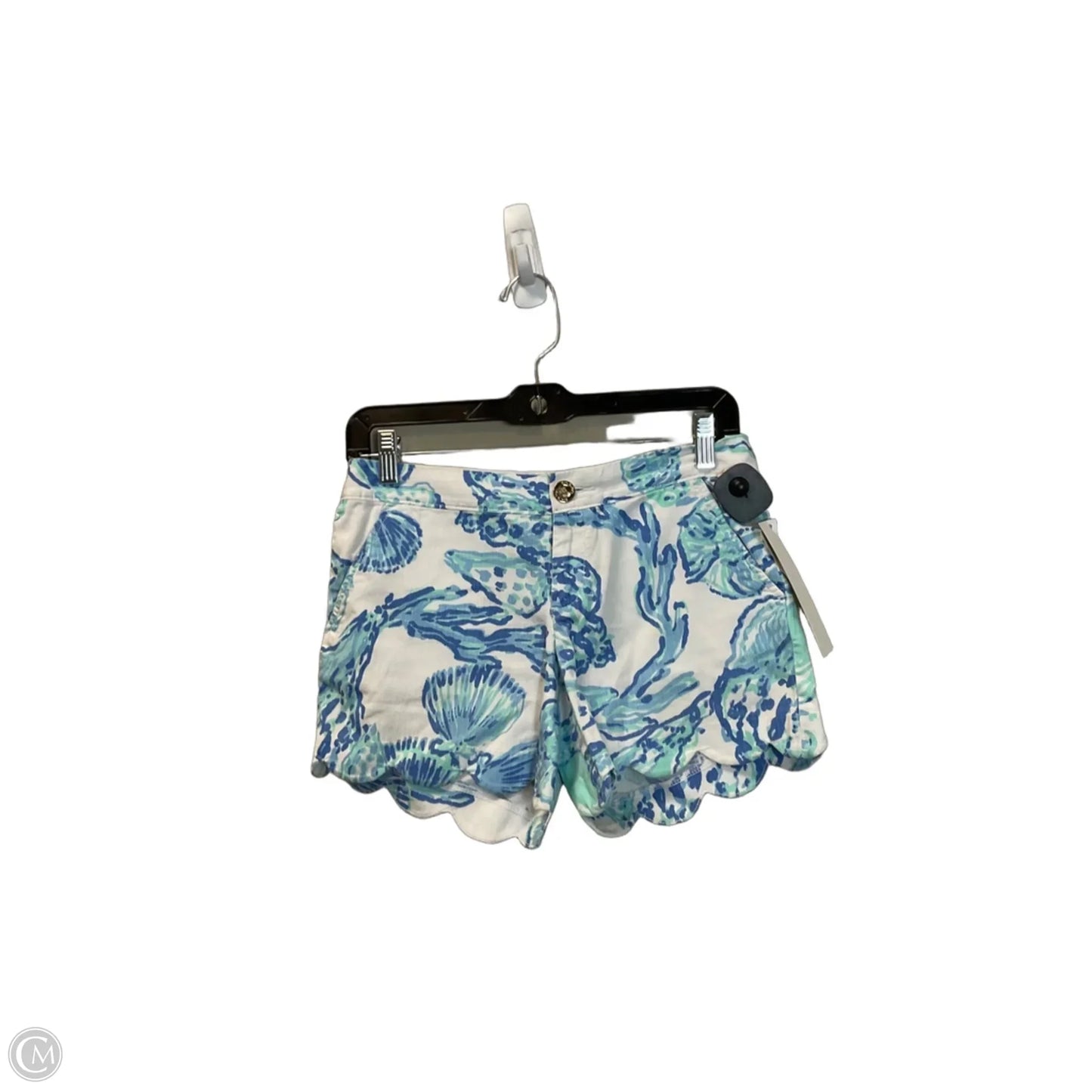 Shorts Designer By Lilly Pulitzer In Blue, Size: Xxs