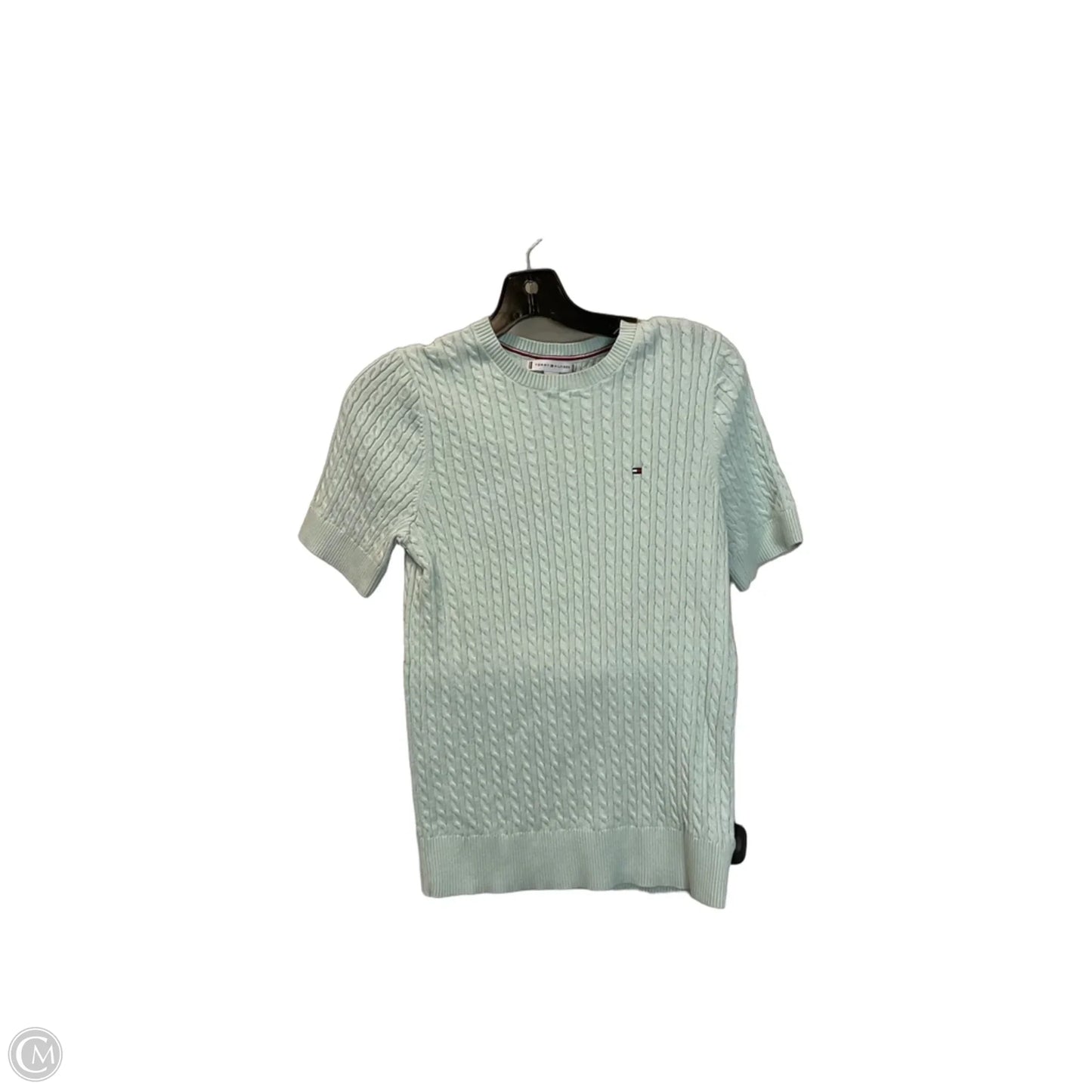 Top Short Sleeve By Tommy Hilfiger In Blue, Size: M