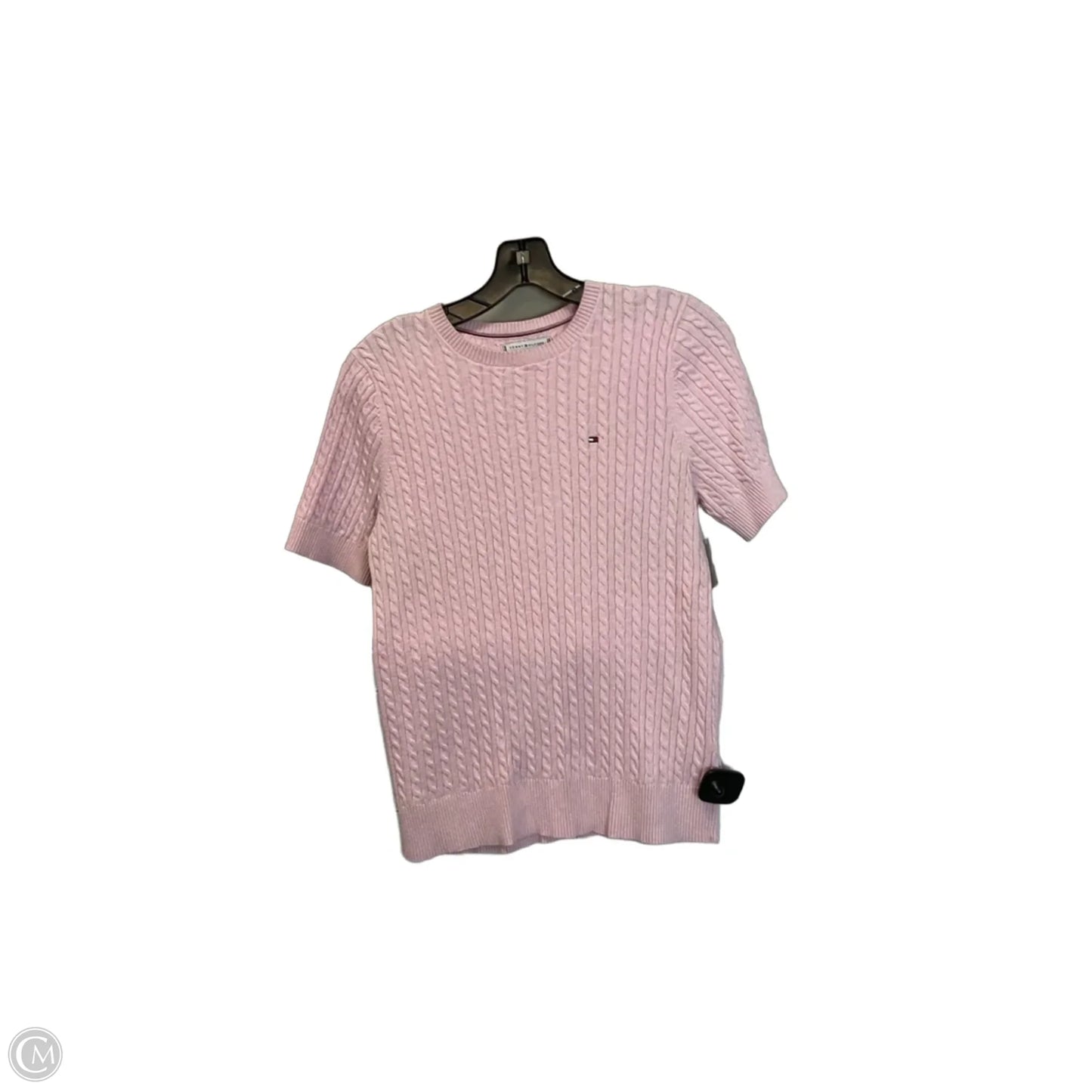 Top Short Sleeve By Tommy Hilfiger In Pink, Size: M