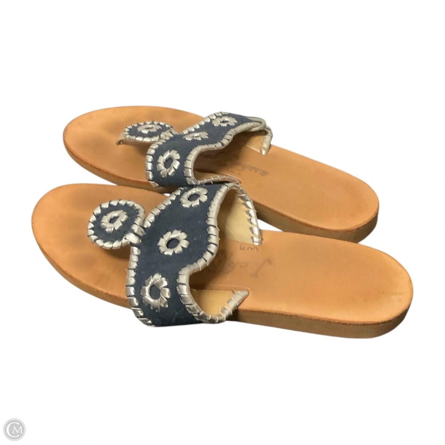 Sandals Flip Flops By Jack Rogers In Blue, Size: 6