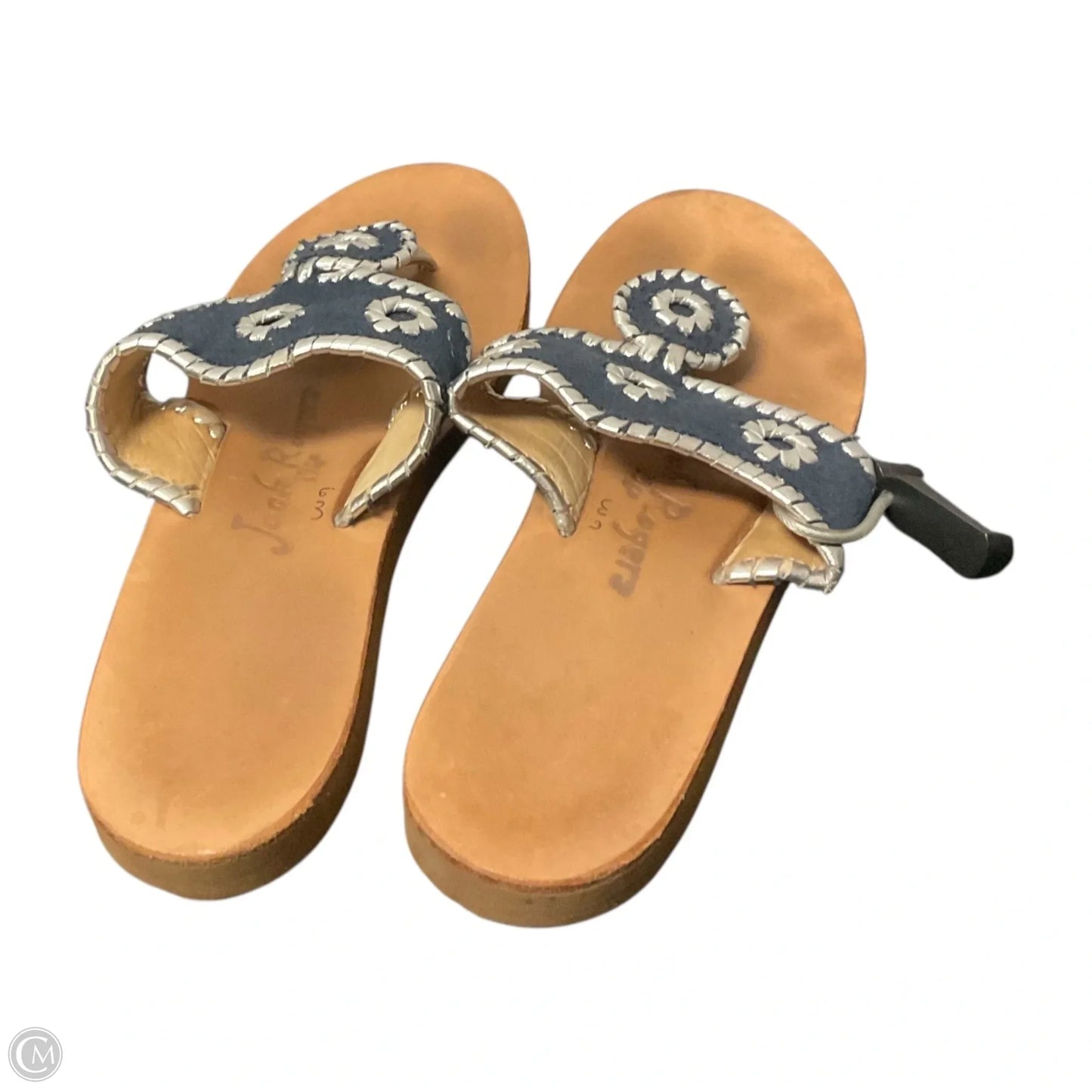 Sandals Flip Flops By Jack Rogers In Blue, Size: 6