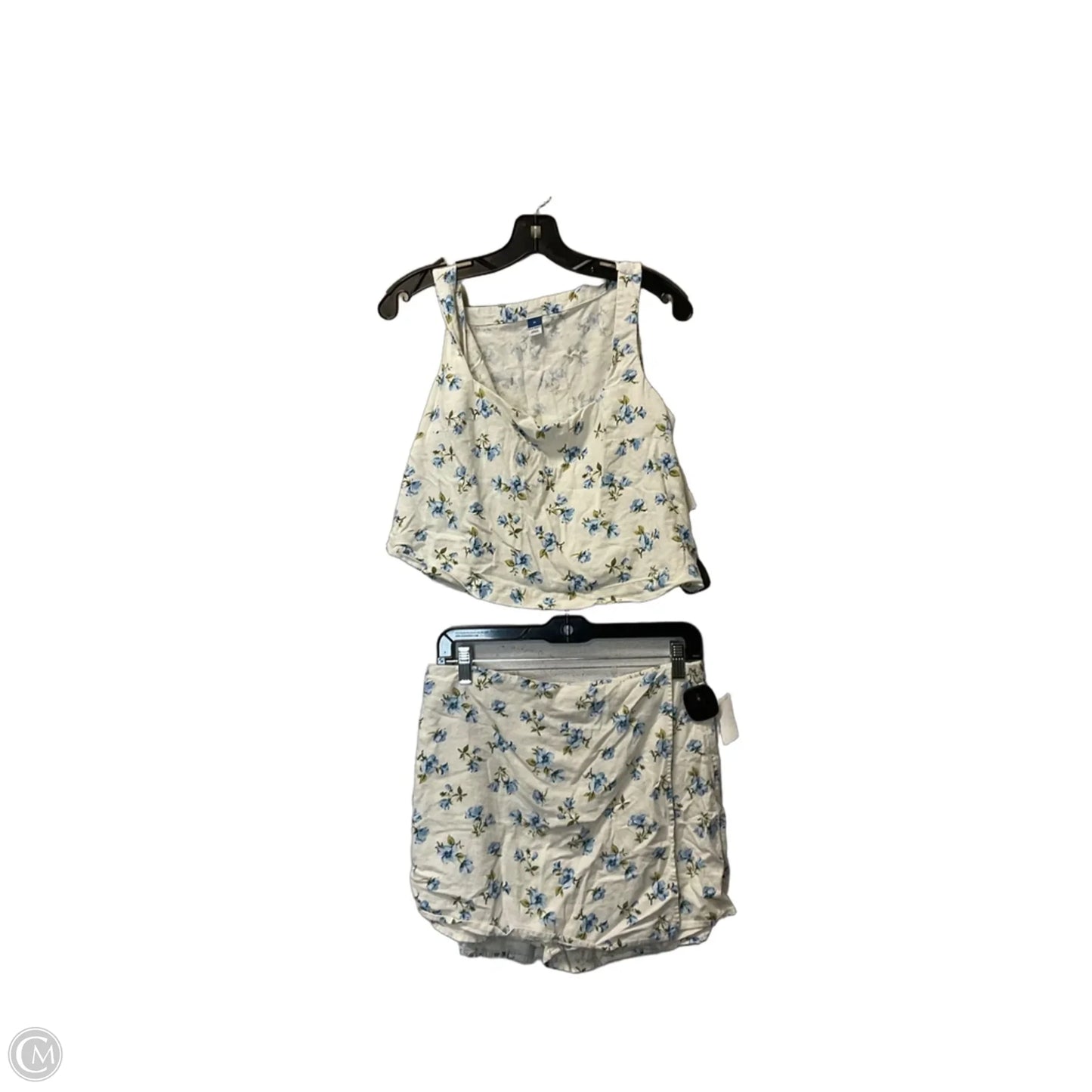 Skort 2pc Set By Old Navy In Blue & White, Size: M