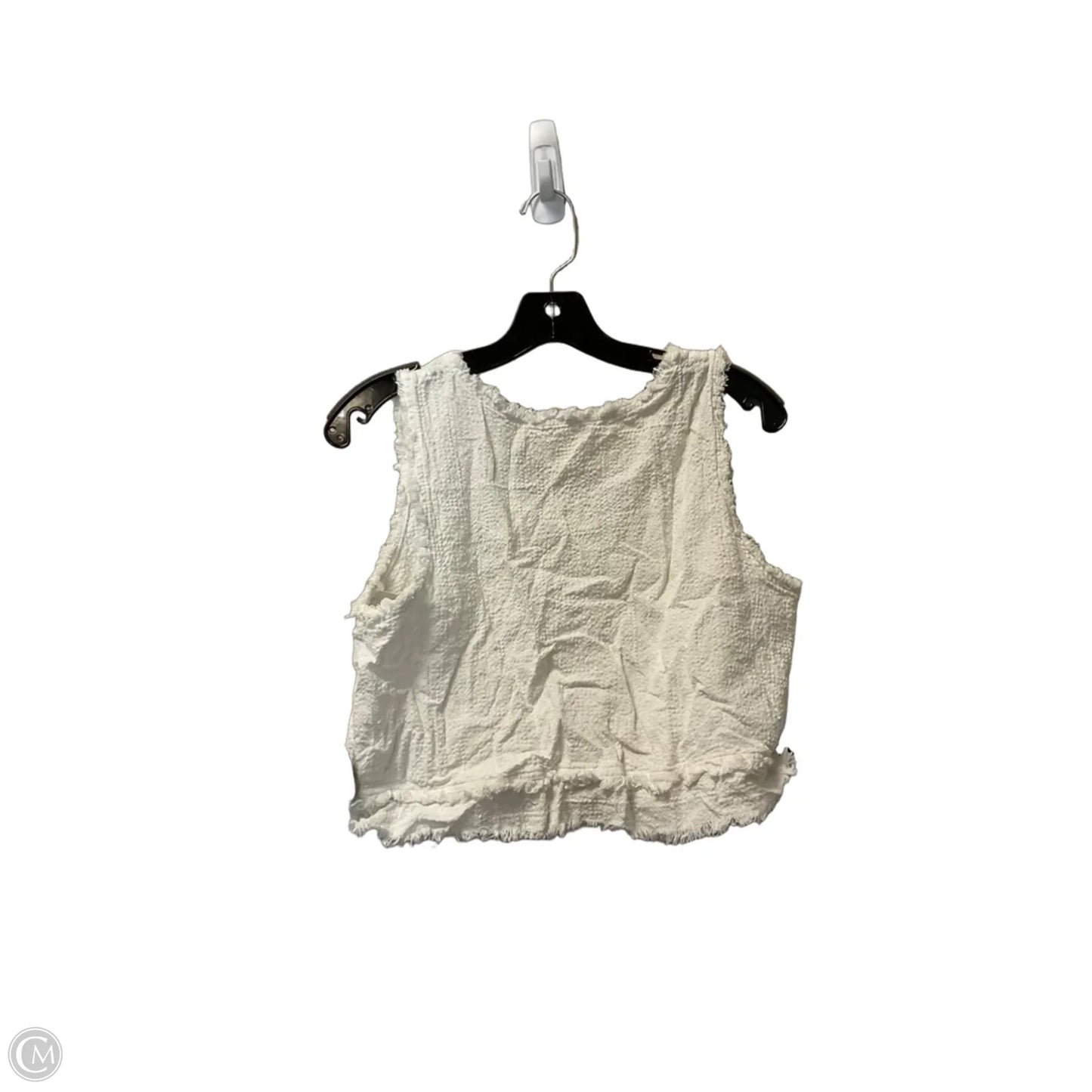 Top Sleeveless By New In In White, Size: L