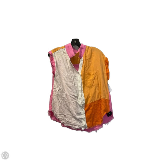 Top Short Sleeve By Umgee In Multi-colored, Size: M