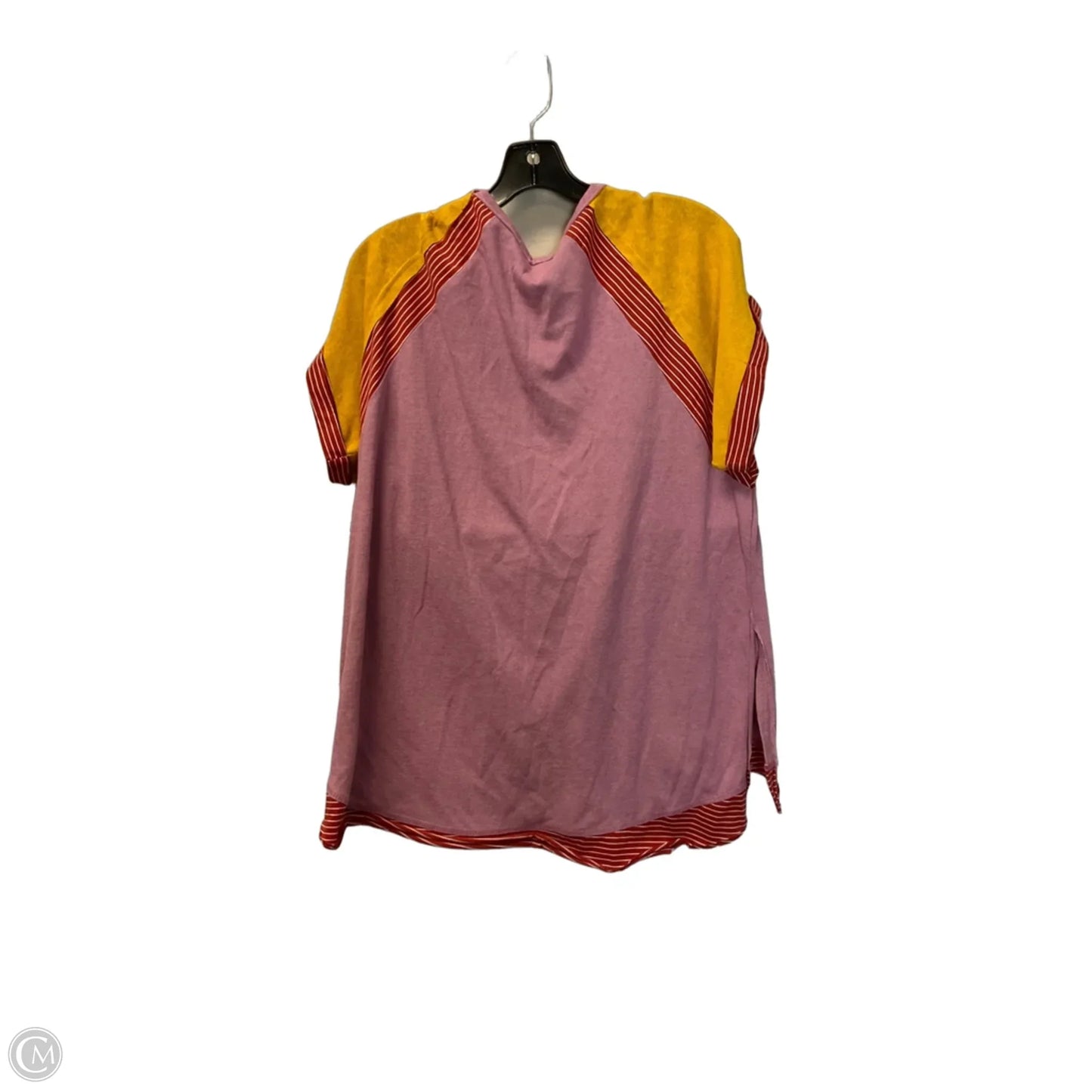 Top Short Sleeve By Umgee In Pink, Size: S