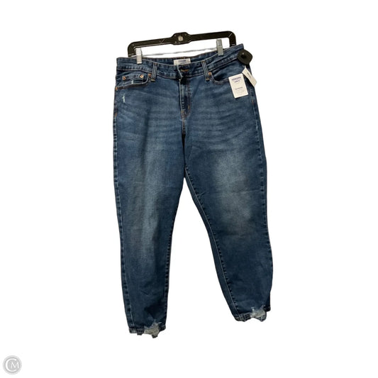 Jeans Boyfriend By Levis In Blue Denim, Size: 14