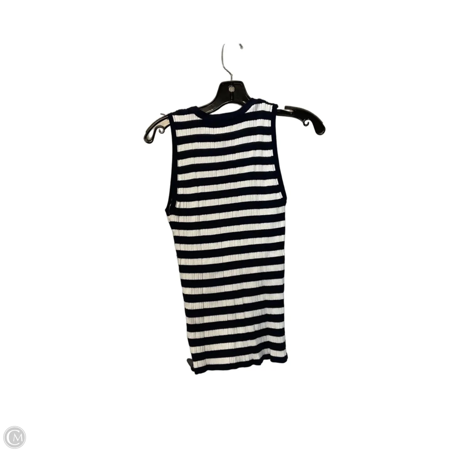 Top Sleeveless By White House Black Market In Striped Pattern, Size: M