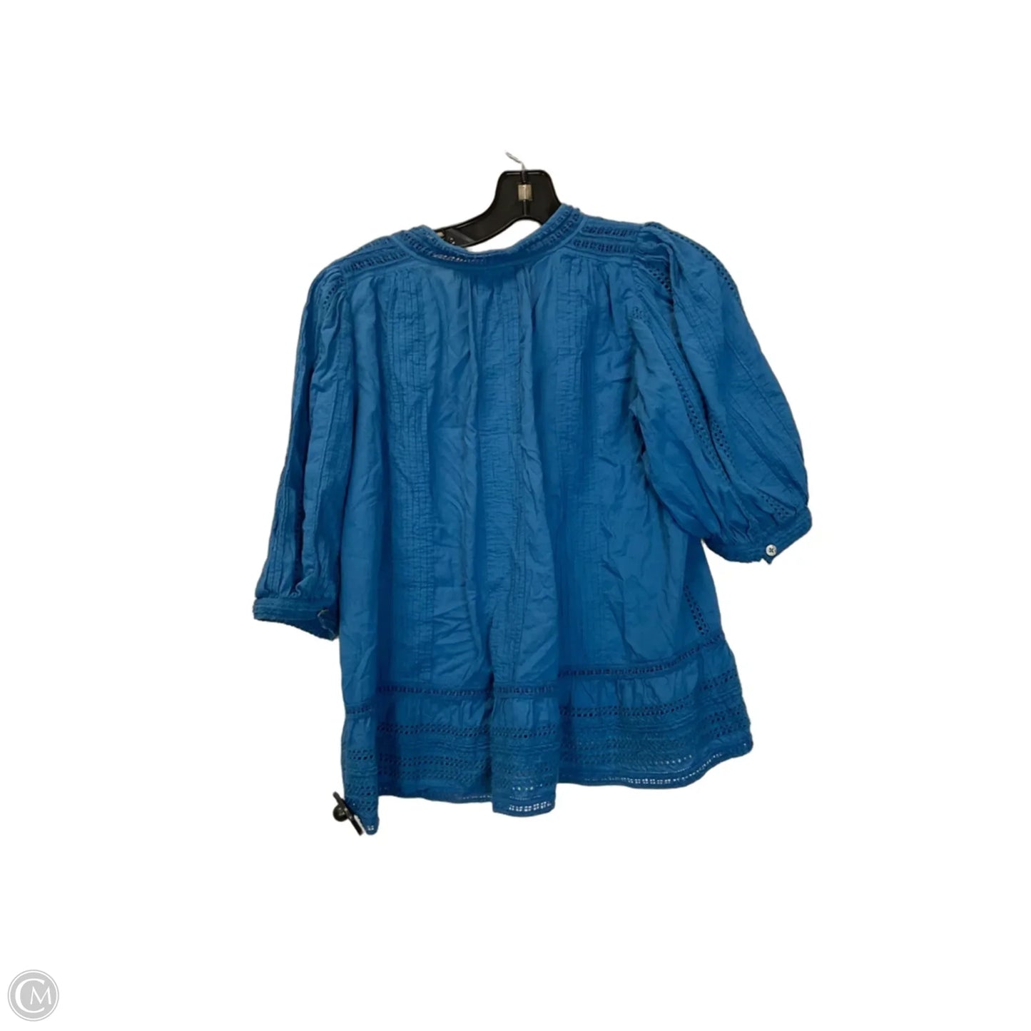 Top Short Sleeve By Clothes Mentor In Blue, Size: 4