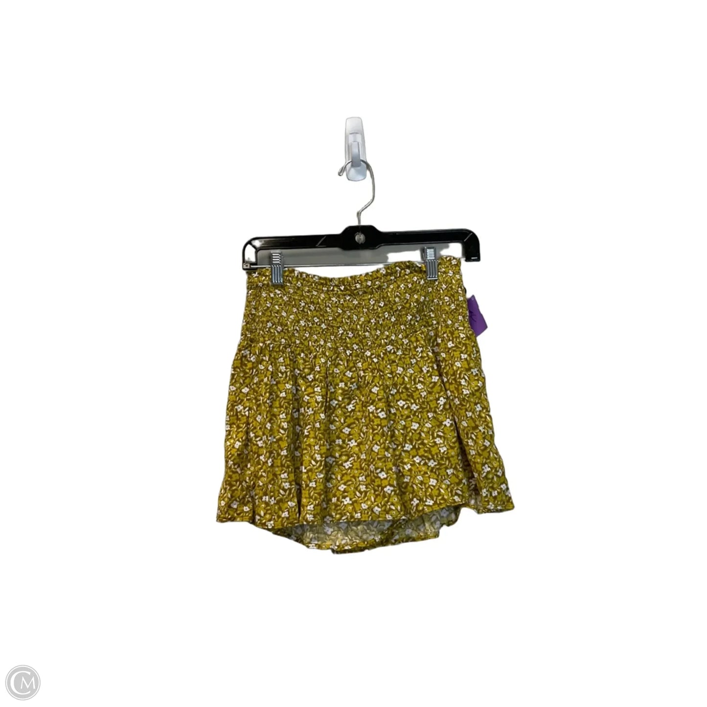 Skirt Mini & Short By Aerie In Yellow, Size: S