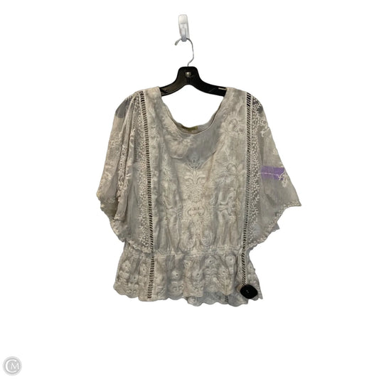 Top Short Sleeve By Democracy In Cream, Size: S