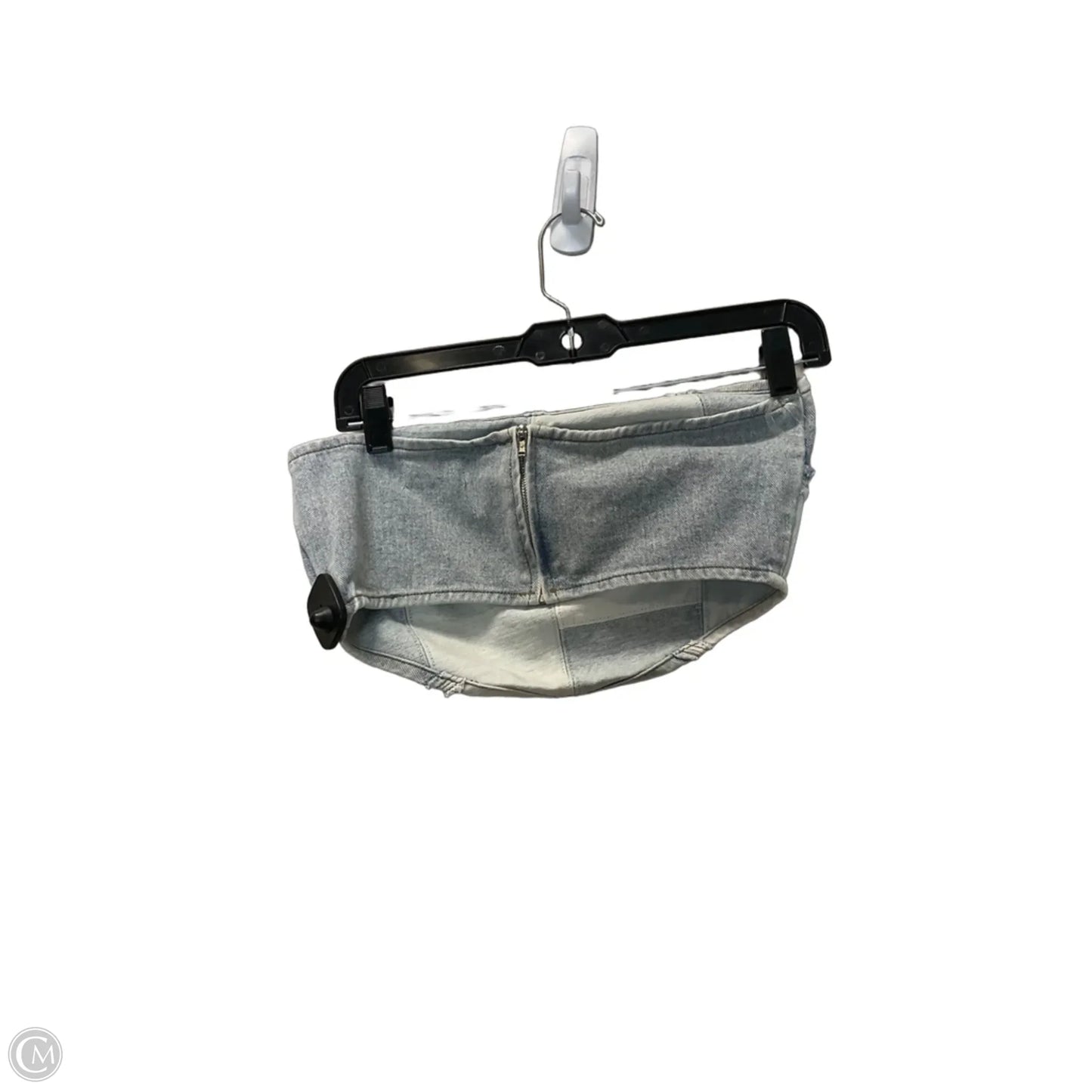 Top Sleeveless By Vestique In Blue Denim, Size: S