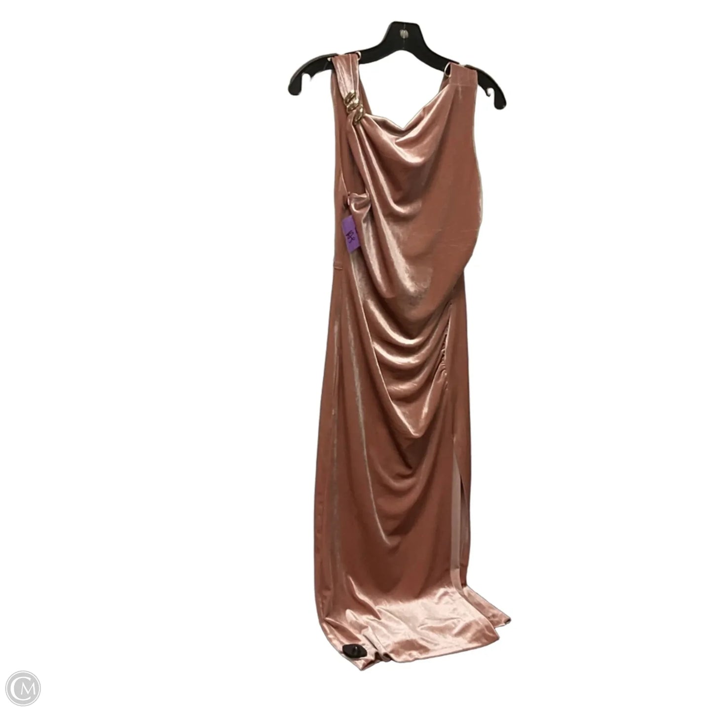 Dress Party Long By Zara In Pink, Size: S