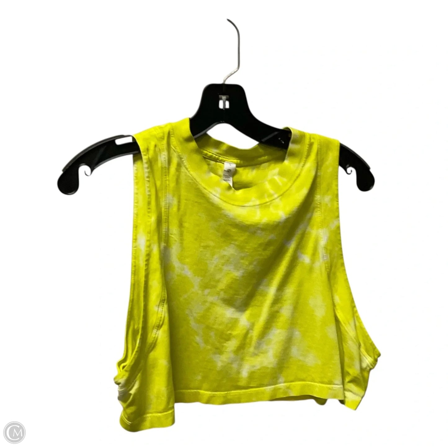 Athletic Tank Top By Lululemon In Yellow, Size: 6