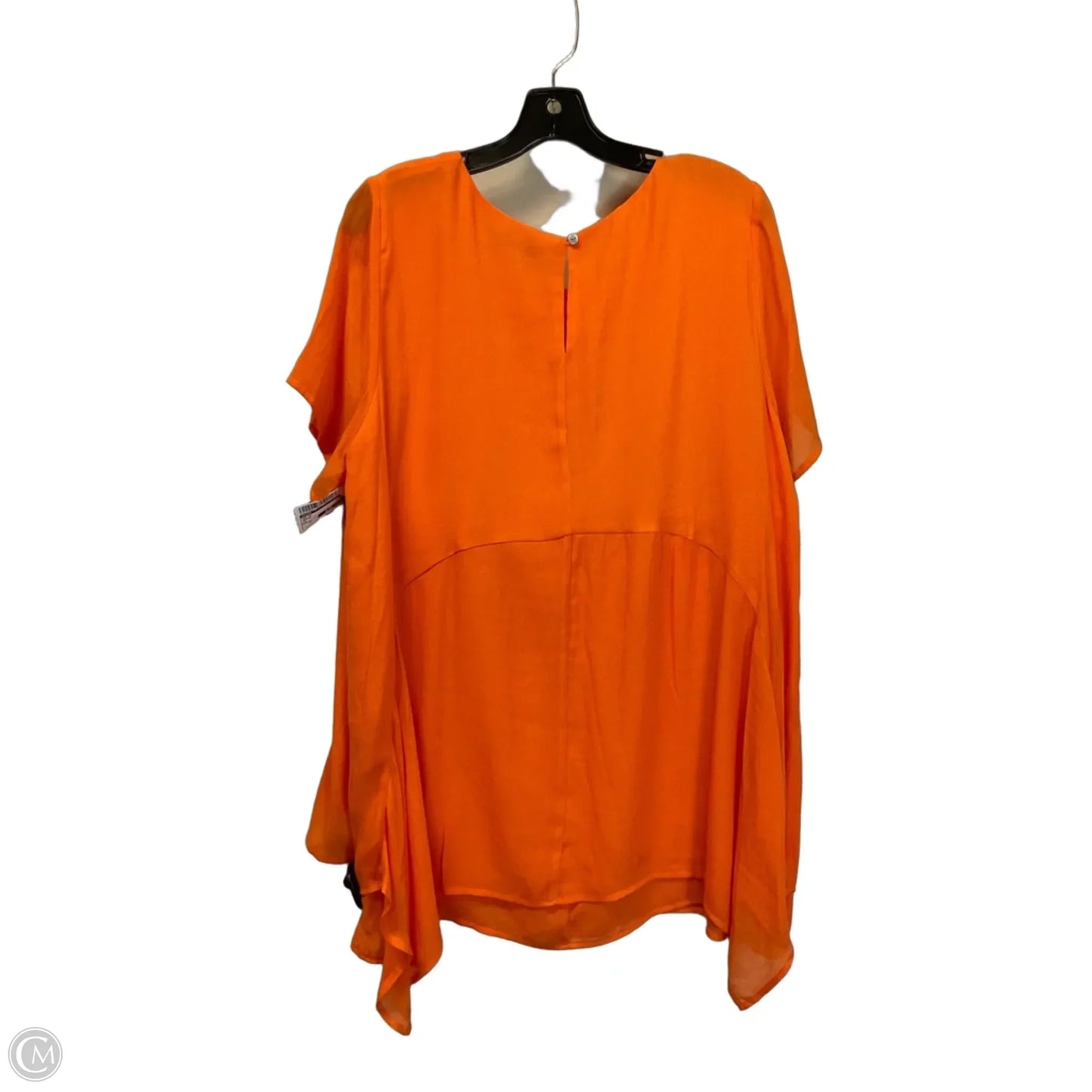 Top Short Sleeve By Fever In Orange, Size: 1x