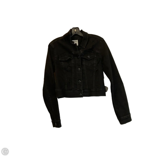Jacket Denim By Wax Jean In Black, Size: S