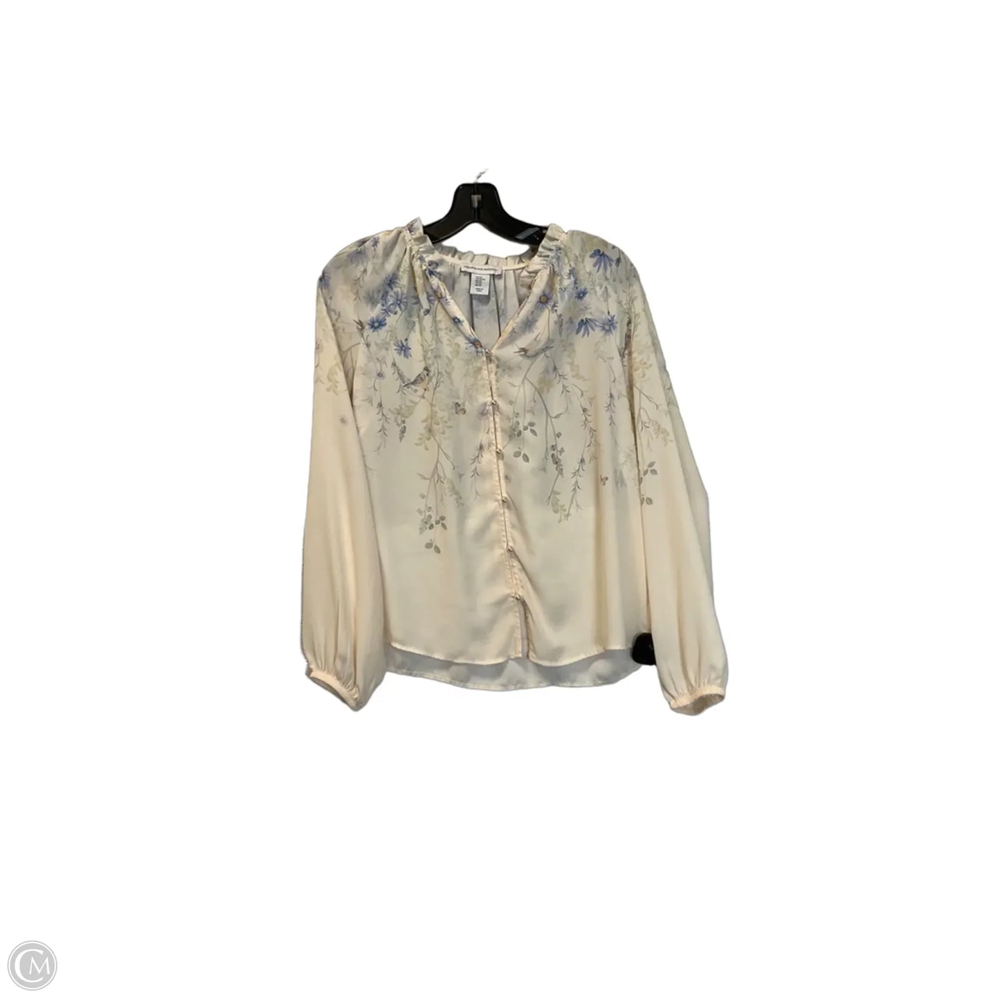 Top Long Sleeve By Cupcakes And Cashmere In Yellow, Size: Xs