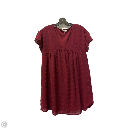 Dress Casual Short By Entro In Red, Size: S