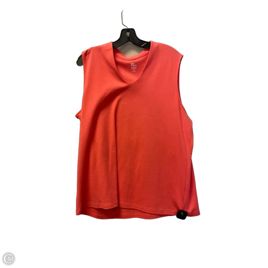 Top Sleeveless Basic By Kim Rogers In Pink, Size: Xl