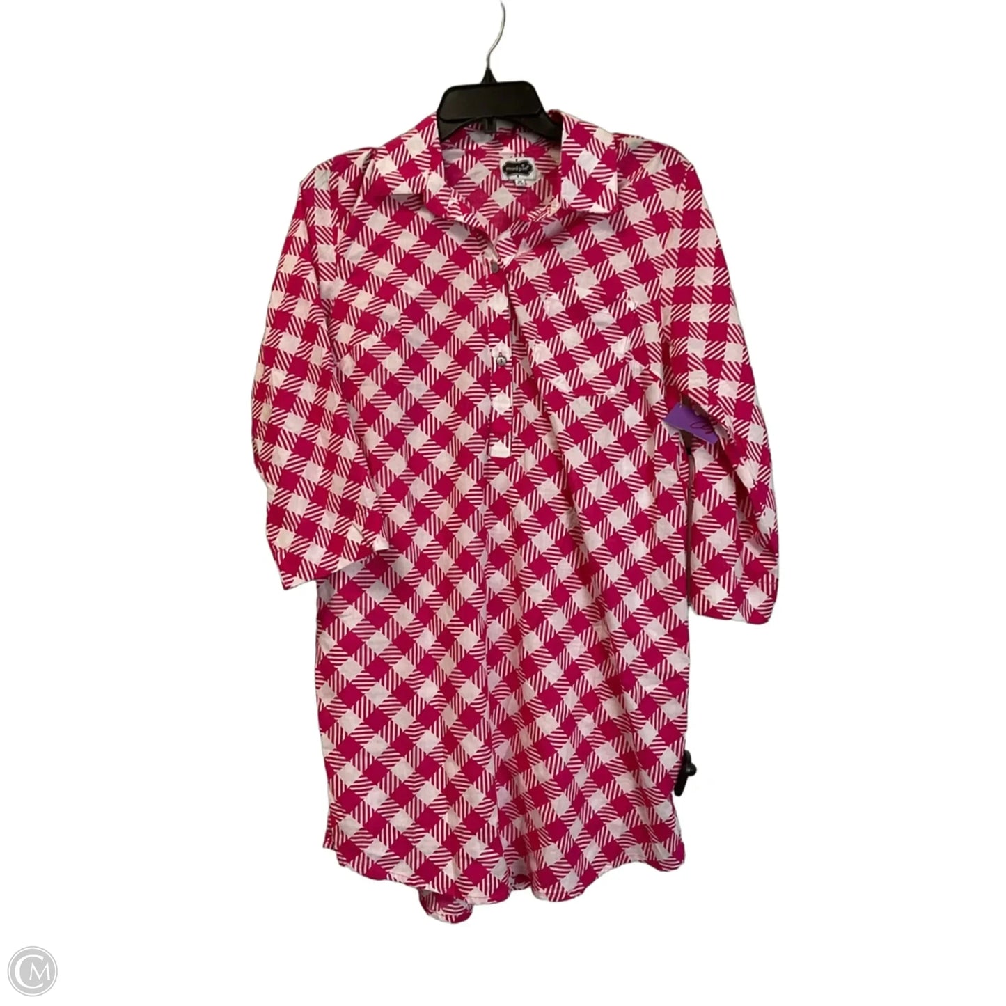 Dress Casual Short By Mudpie In Pink, Size: M