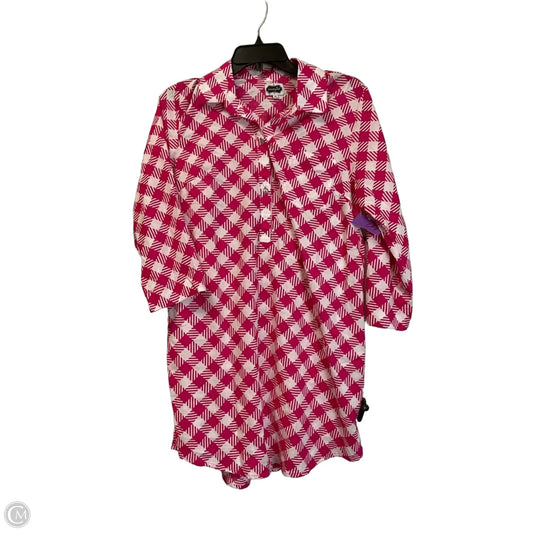 Dress Casual Short By Mudpie In Pink, Size: M