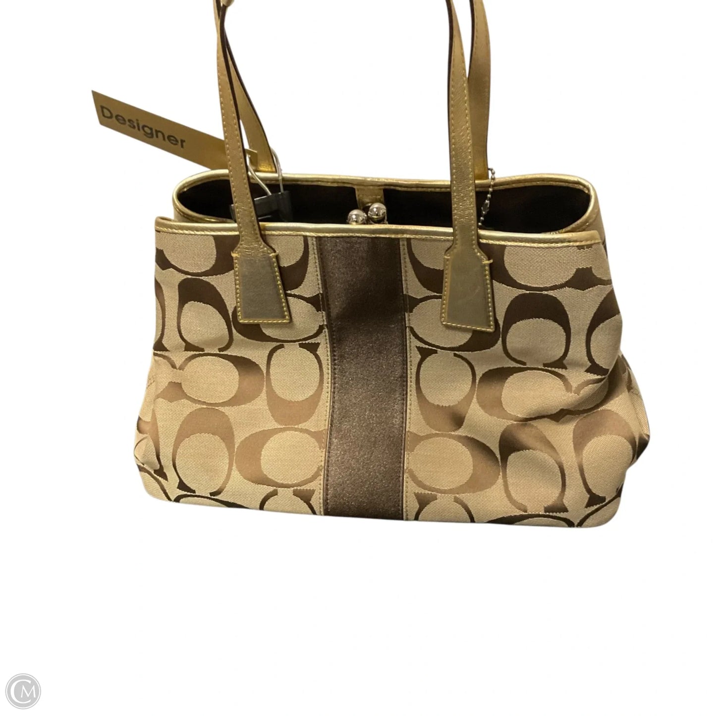 Handbag Designer By Coach, Size: Medium