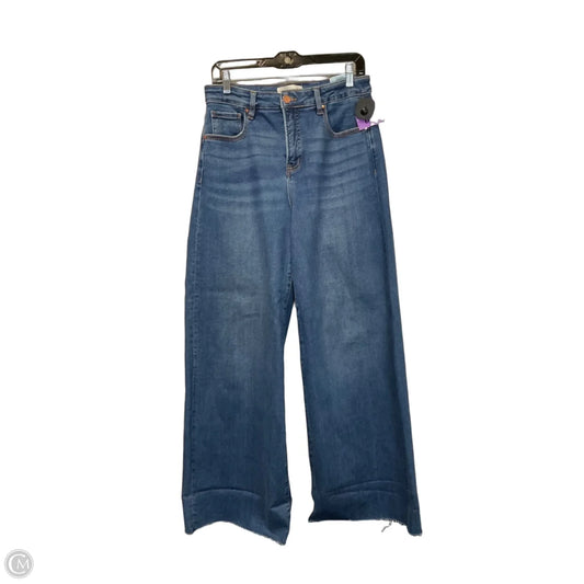 Jeans Wide Leg By Risen In Blue Denim, Size: 6