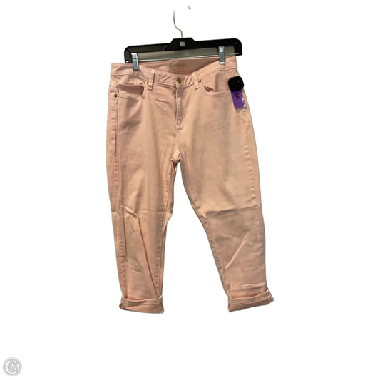 Jeans Cropped By Michael By Michael Kors In Pink, Size: 8