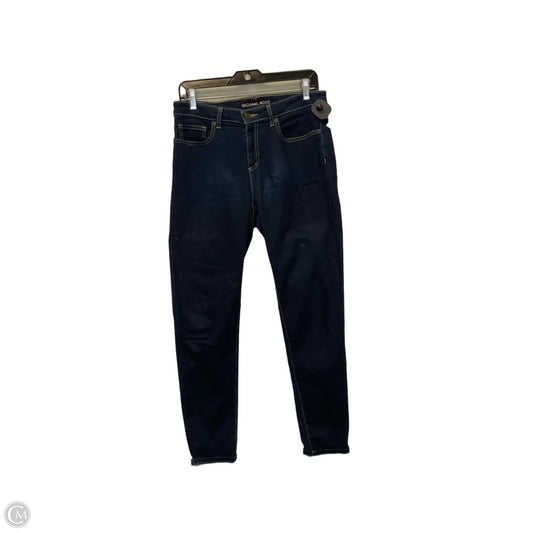 Jeans Straight By Michael By Michael Kors In Blue Denim, Size: 8