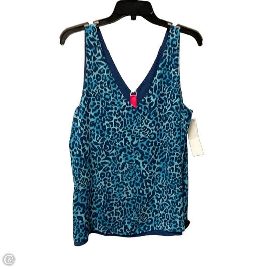 Top Sleeveless Designer By Lilly Pulitzer In Blue, Size: L