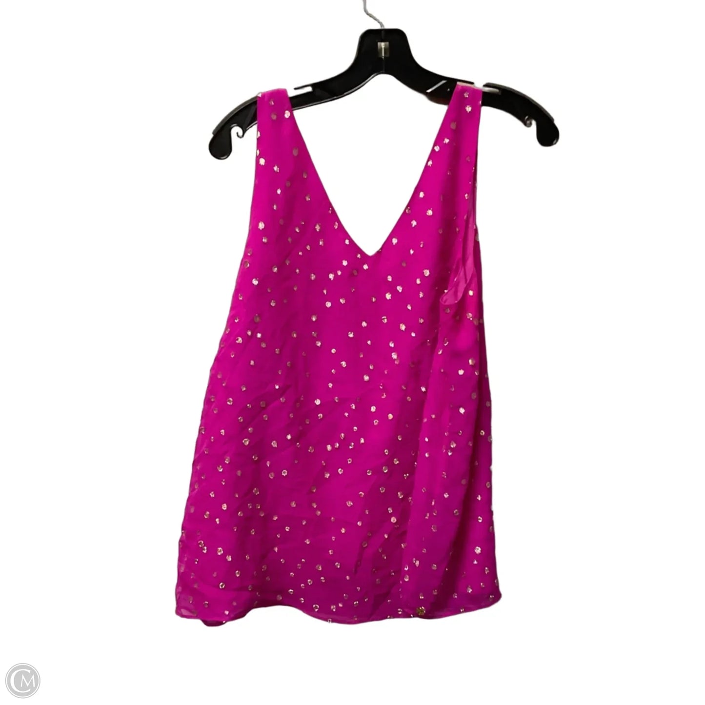 Top Sleeveless Designer By Lilly Pulitzer In Pink, Size: L