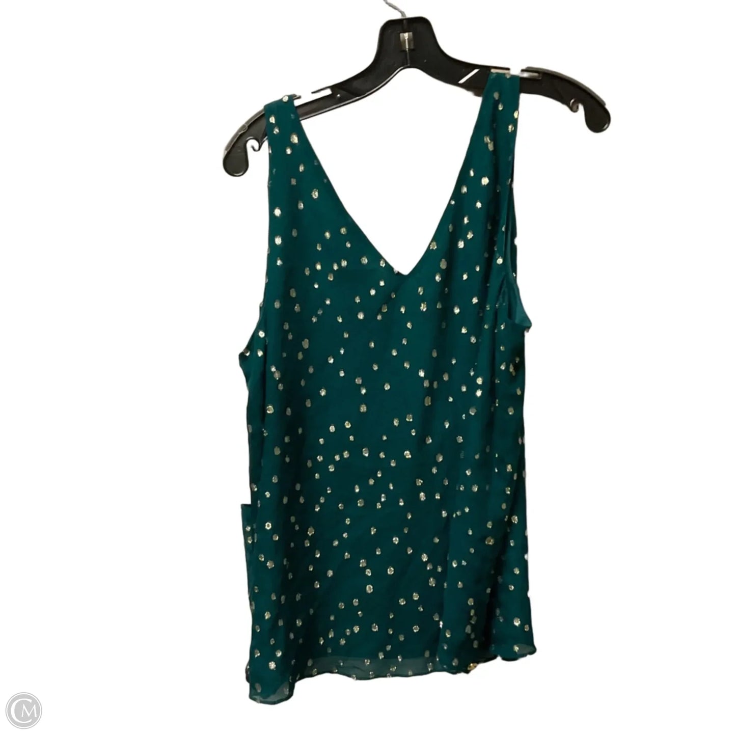 Top Sleeveless Designer By Lilly Pulitzer In Green, Size: L