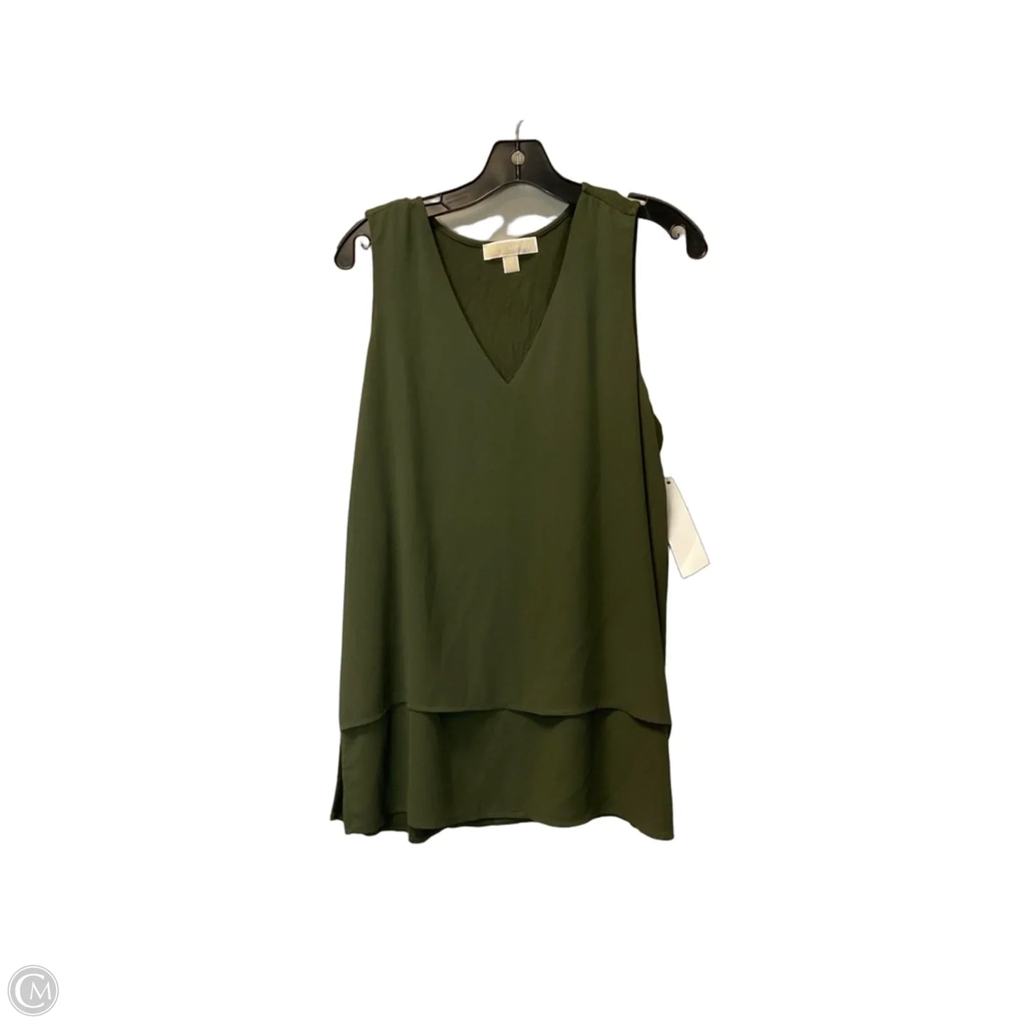 Top Sleeveless Basic By Michael By Michael Kors In Green, Size: L