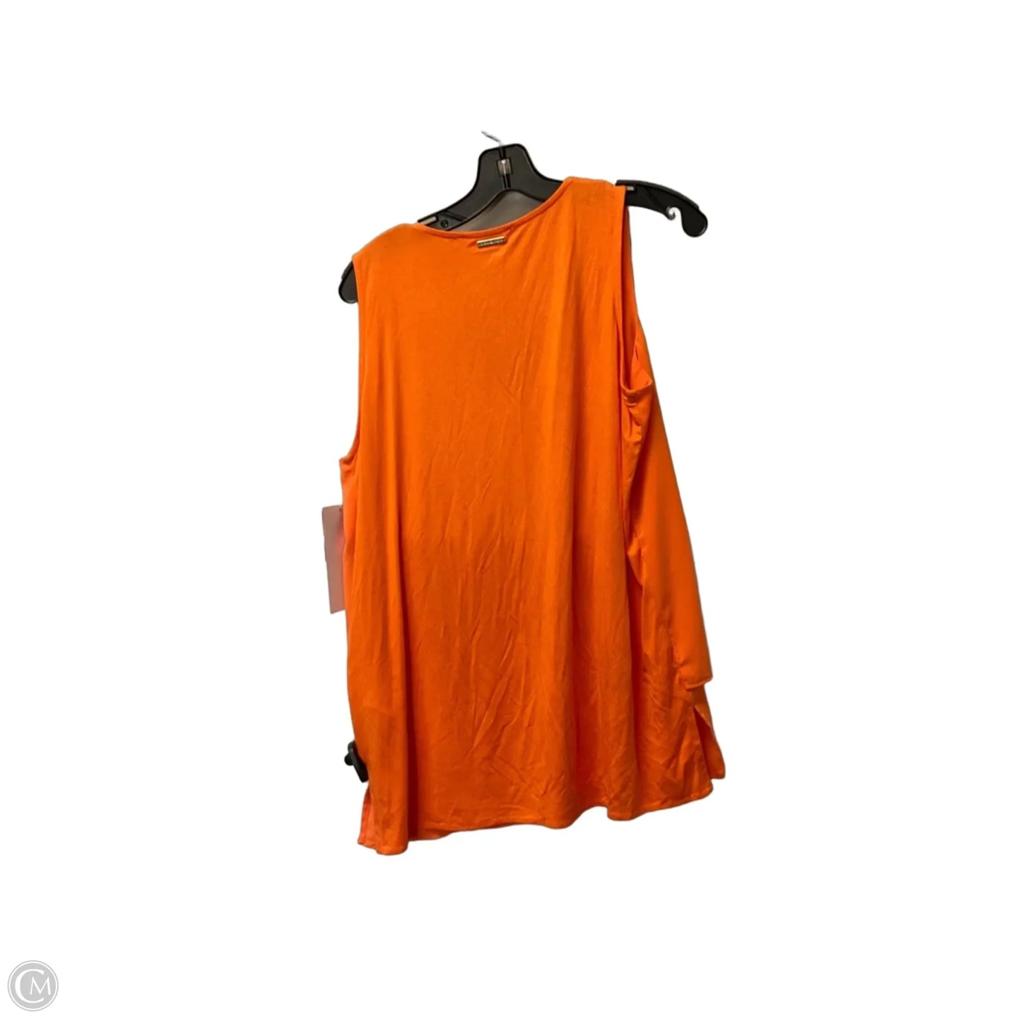 Top Sleeveless Basic By Michael By Michael Kors In Orange, Size: L