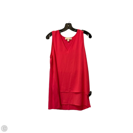 Top Sleeveless Basic By Michael By Michael Kors In Red, Size: L