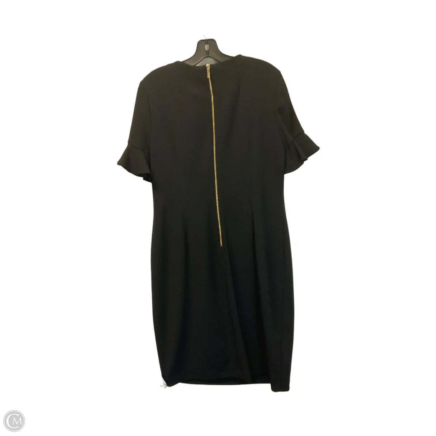 Dress Work By Calvin Klein In Black, Size: 14