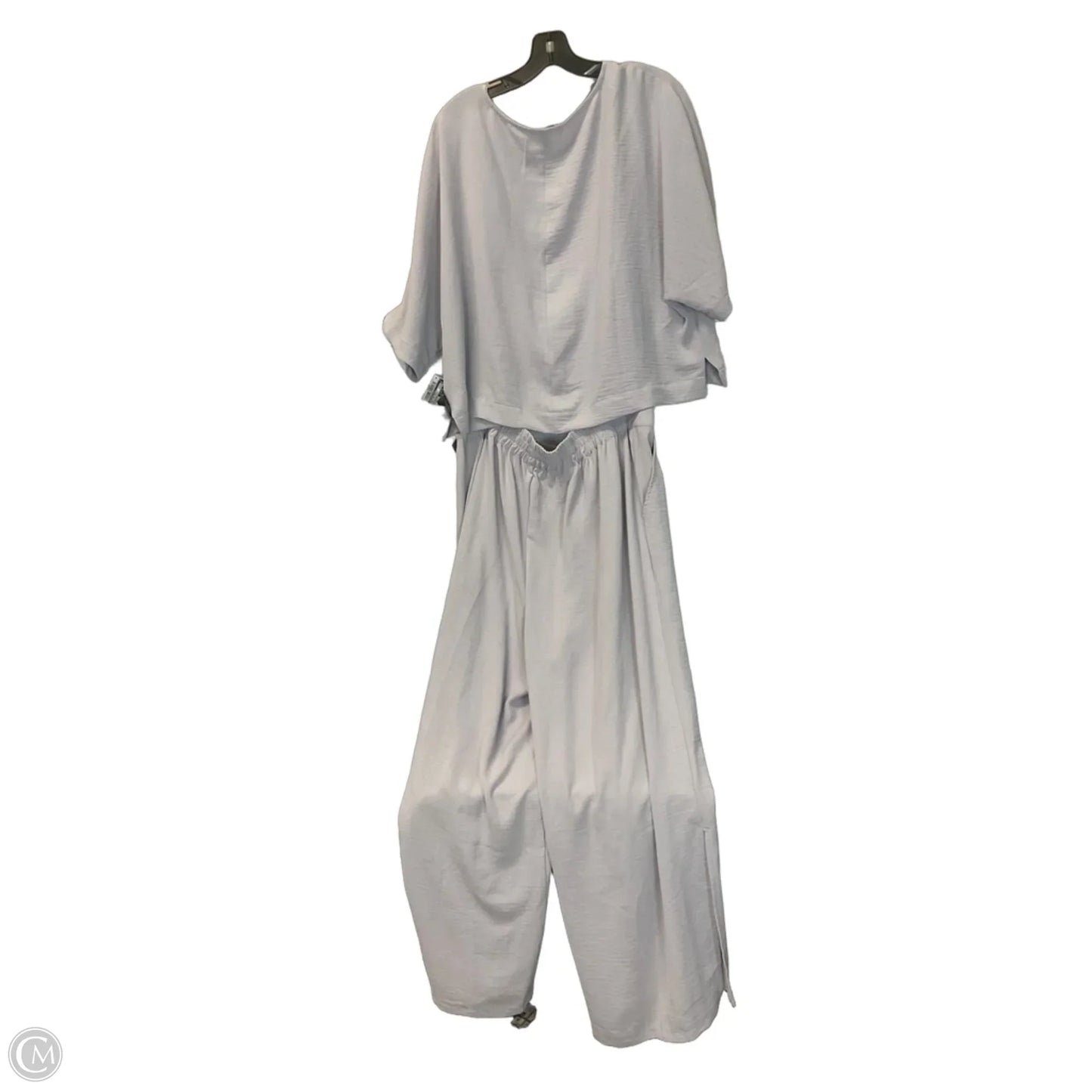 Pants Set 2pc By Adrianna Papell In Grey, Size: Xl