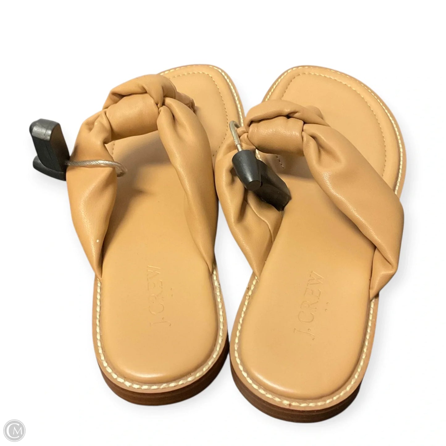 Sandals Flip Flops By J. Crew In Brown, Size: 8