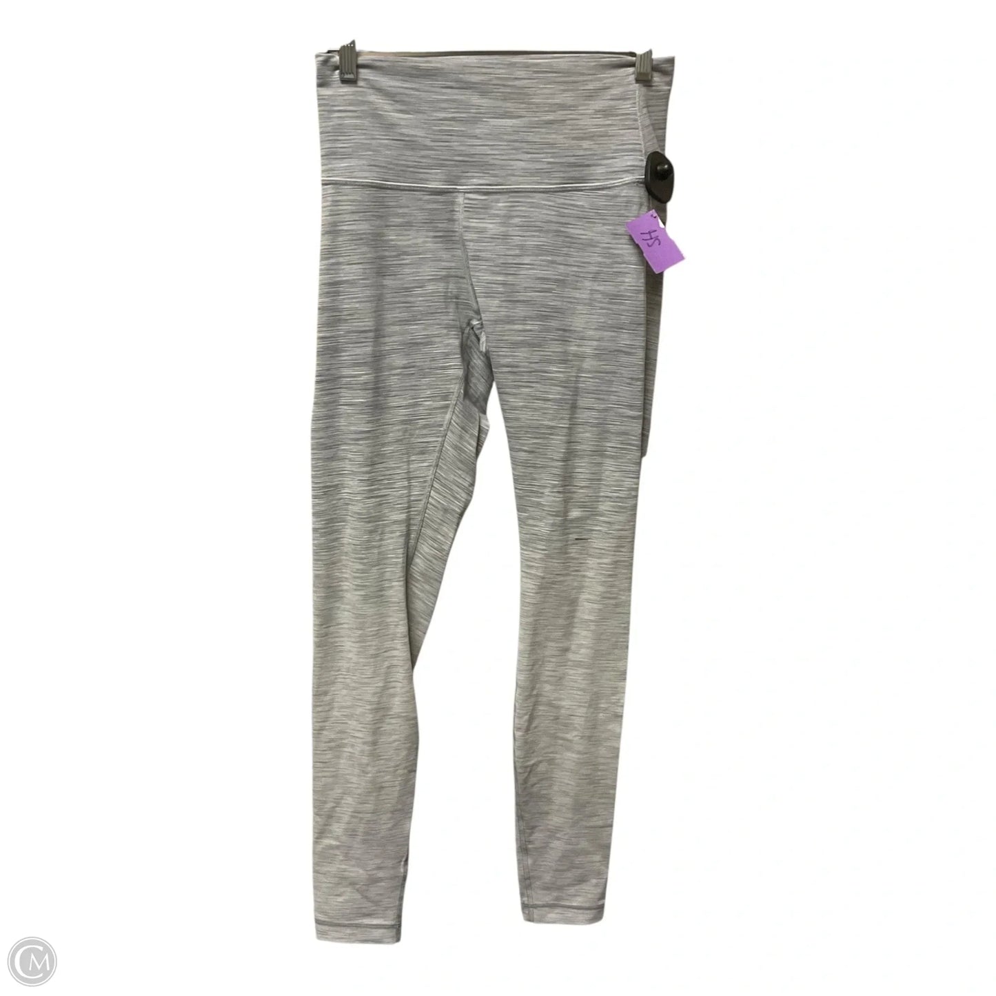 Athletic Leggings By Lululemon In Grey, Size: 8