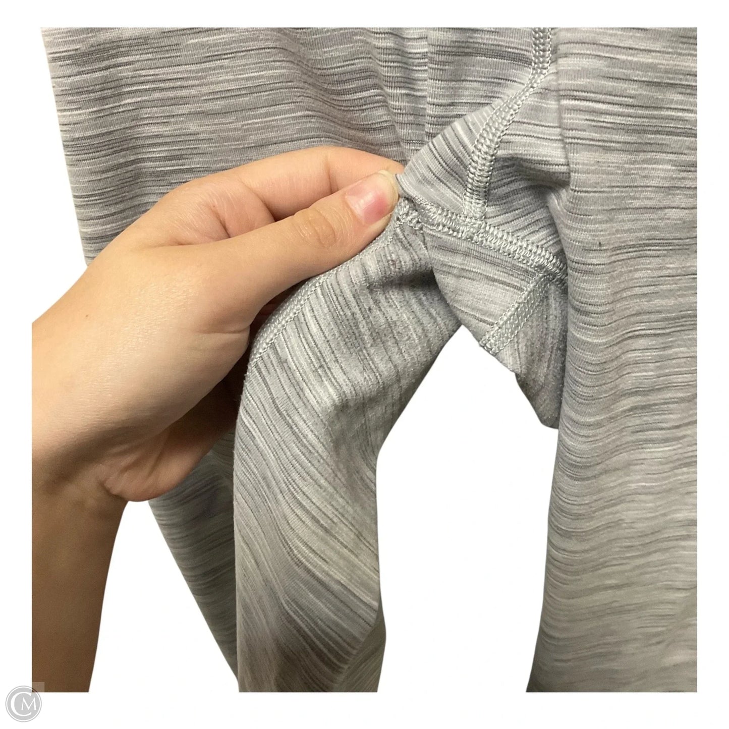 Athletic Leggings By Lululemon In Grey, Size: 8