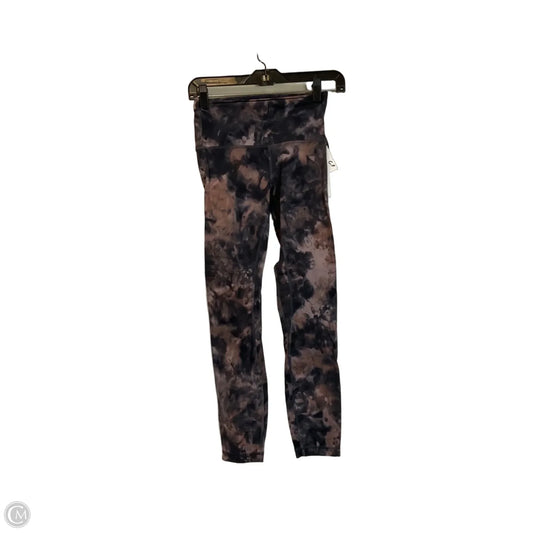 Athletic Leggings By Lululemon In Black & Brown, Size: 4