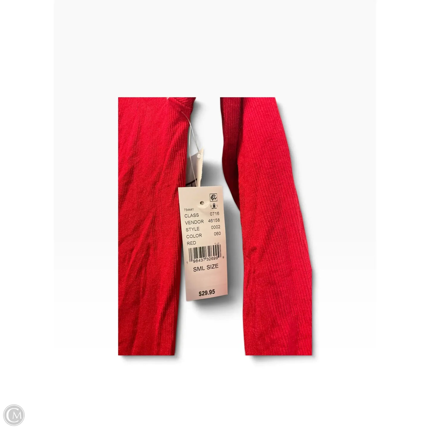 Top Long Sleeve By Pacsun In Red, Size: S