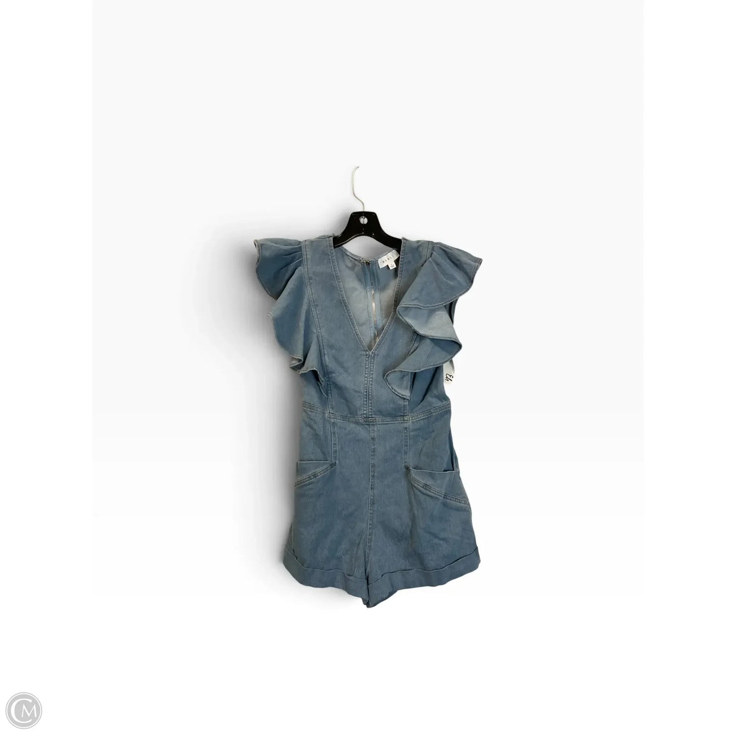 Dress Casual Short By Mable In Blue Denim, Size: S