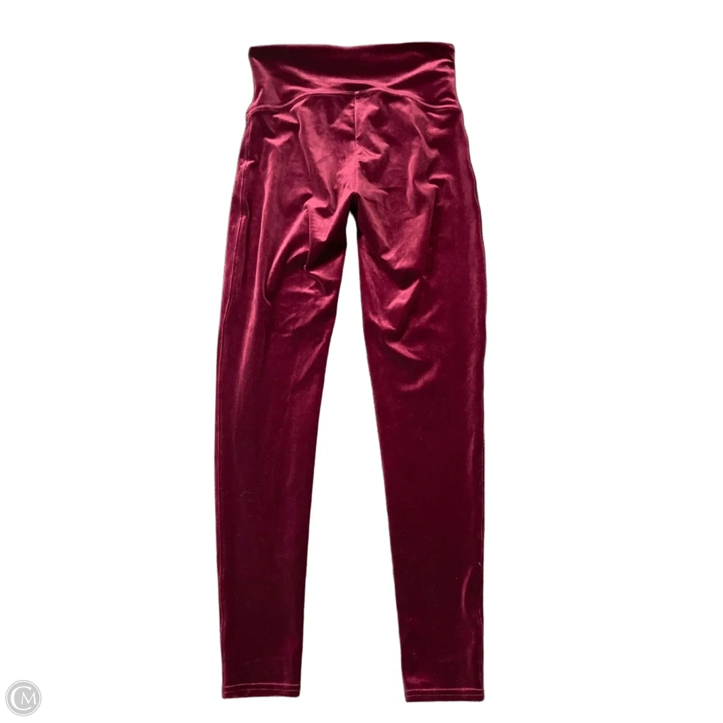 Pants Leggings By Spanx In Maroon, Size: L