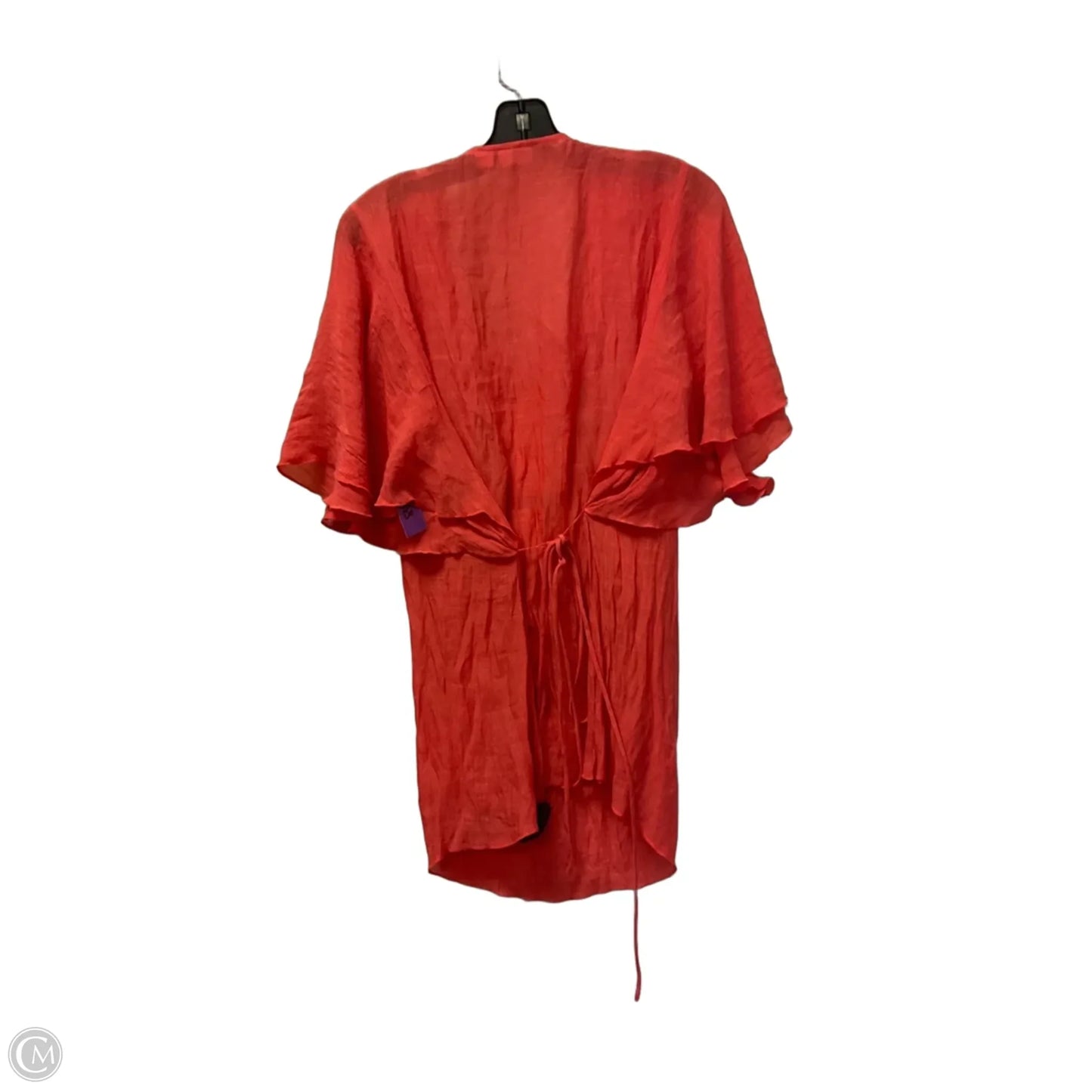 Top Short Sleeve By Cato In Red, Size: 18