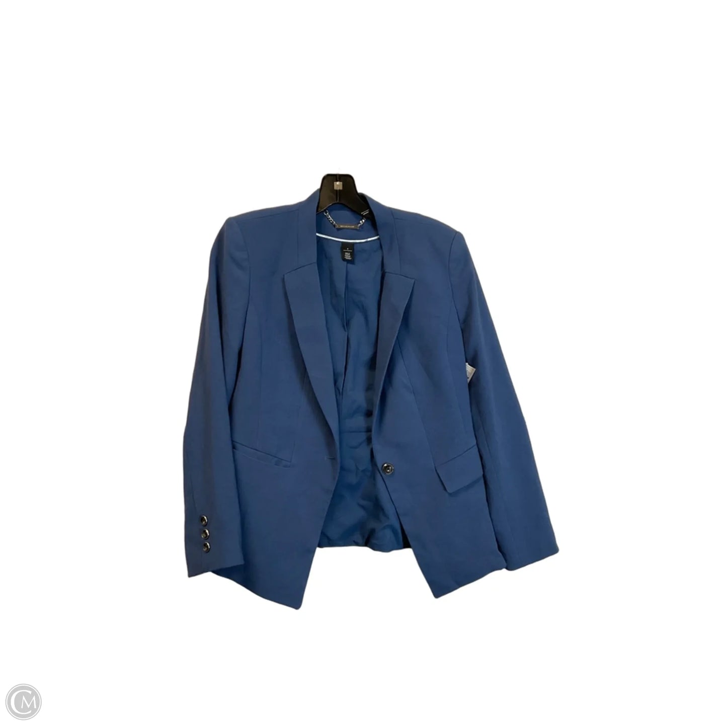 Jacket Fleece By Clothes Mentor In Blue, Size: 4