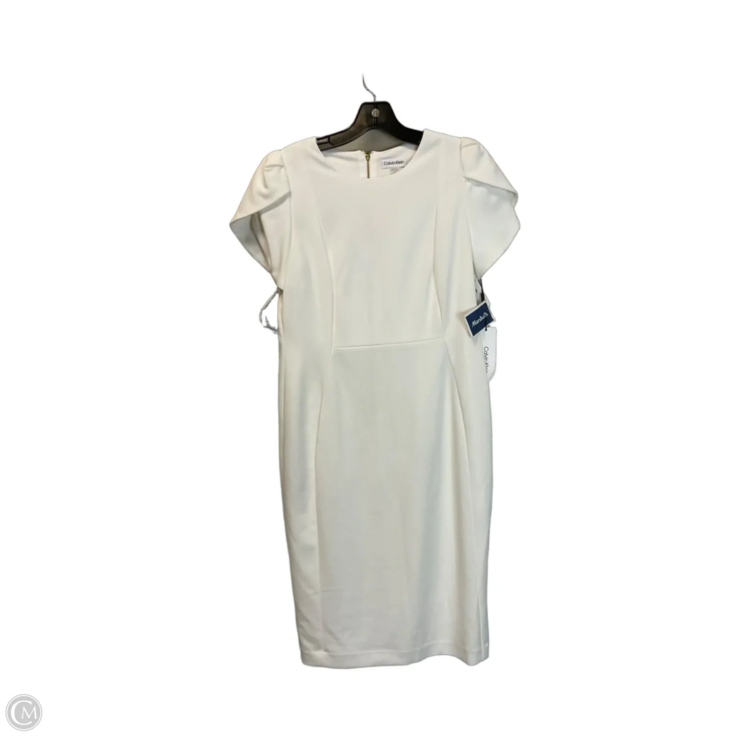 Dress Casual Short By Calvin Klein In Cream, Size: 10