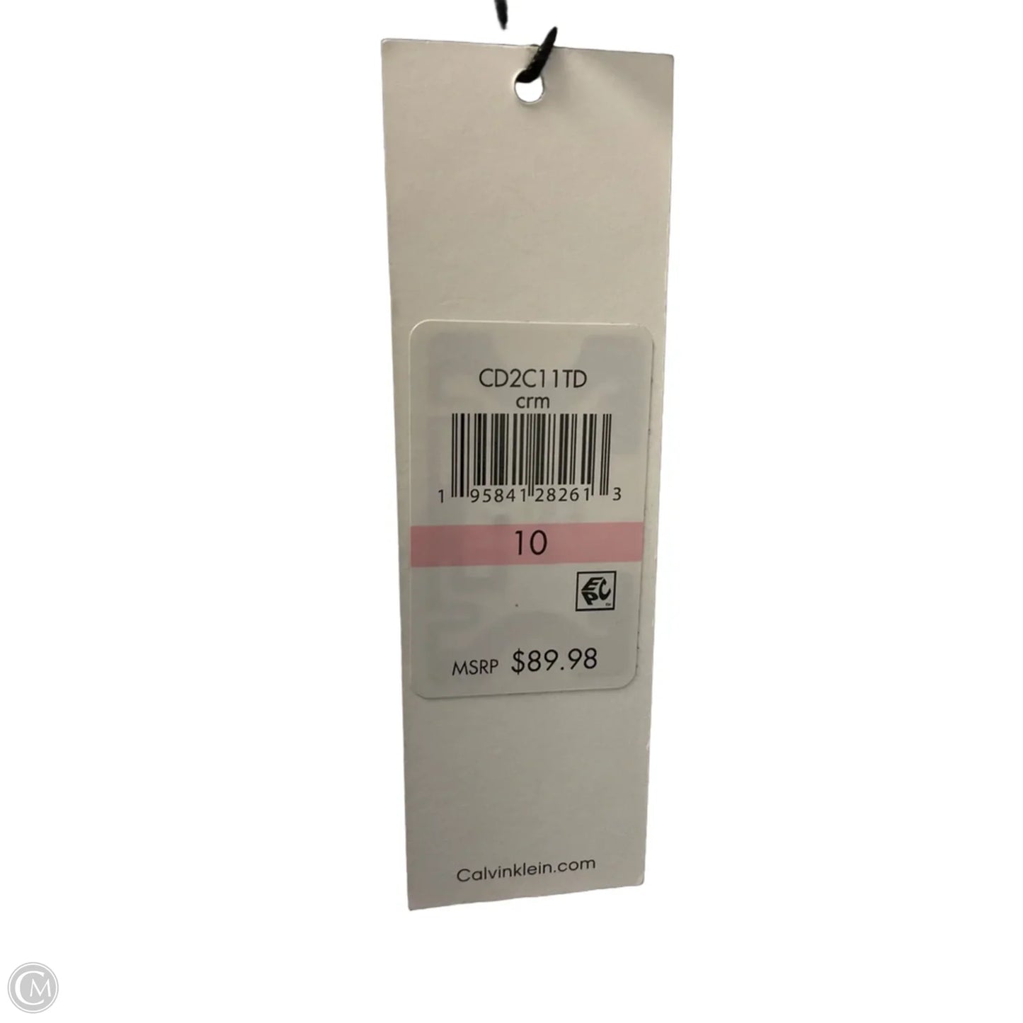 Dress Casual Short By Calvin Klein In Cream, Size: 10